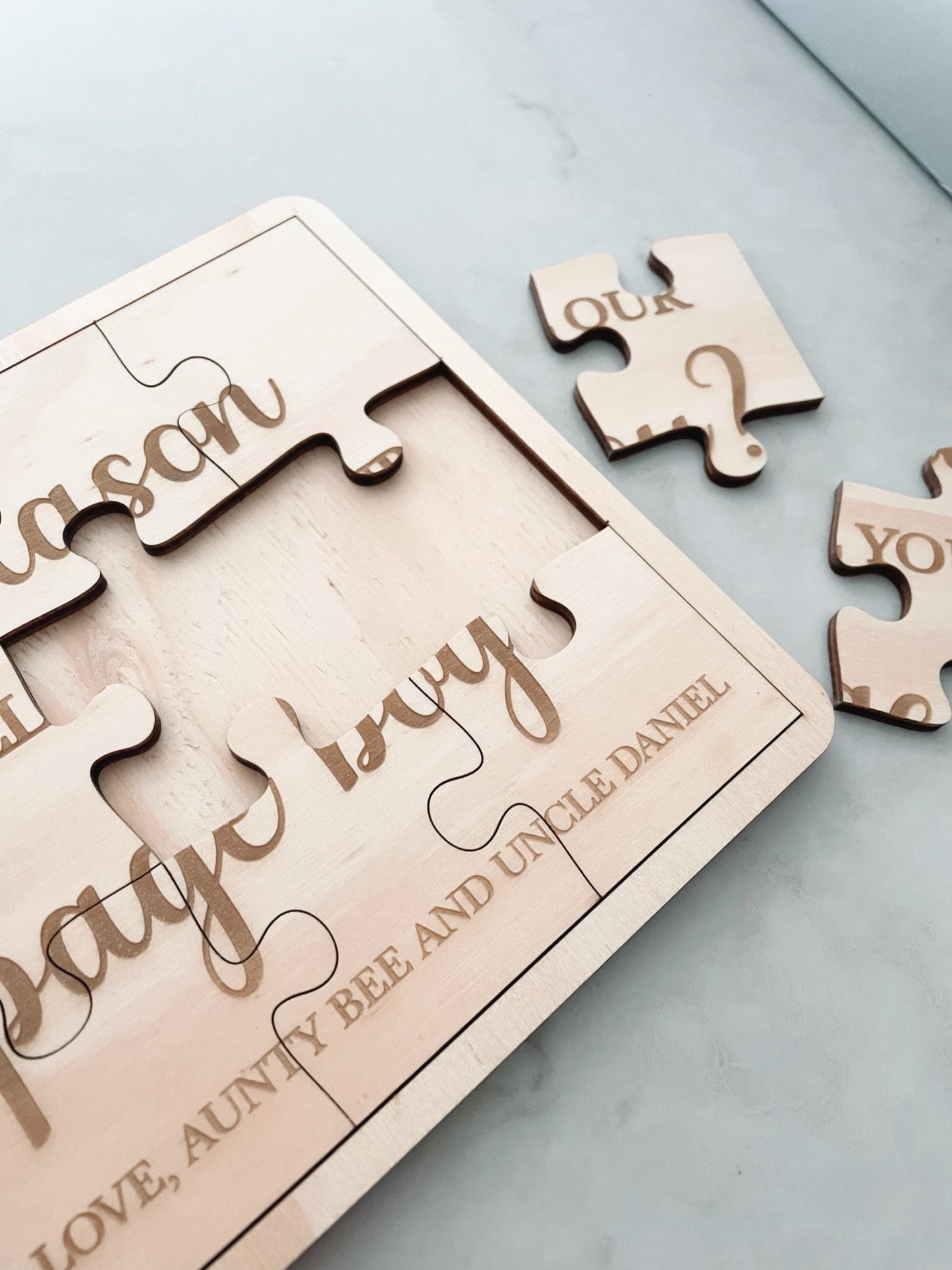 Page boy proposal puzzle