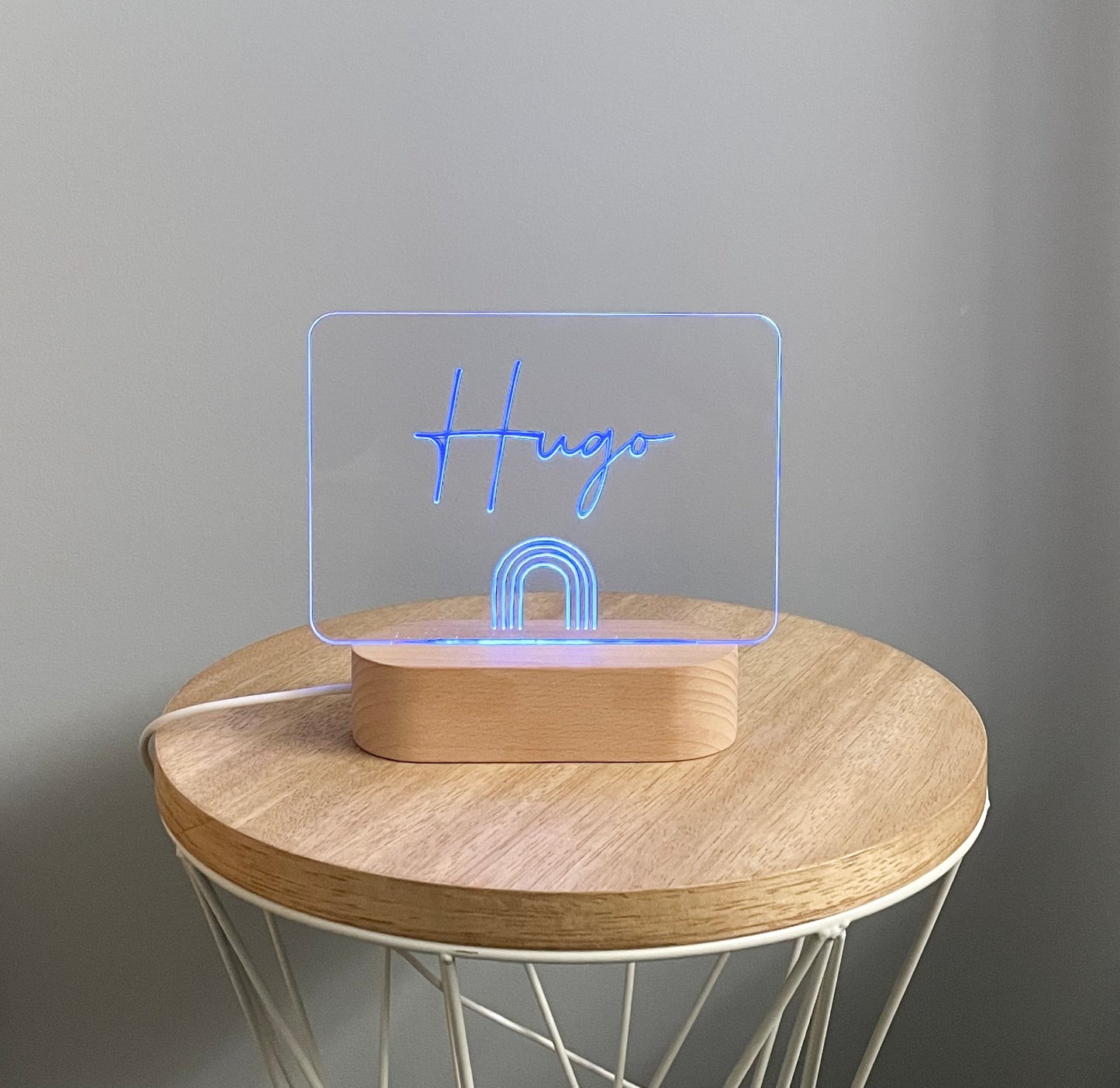 Personalised night light - Rainbow