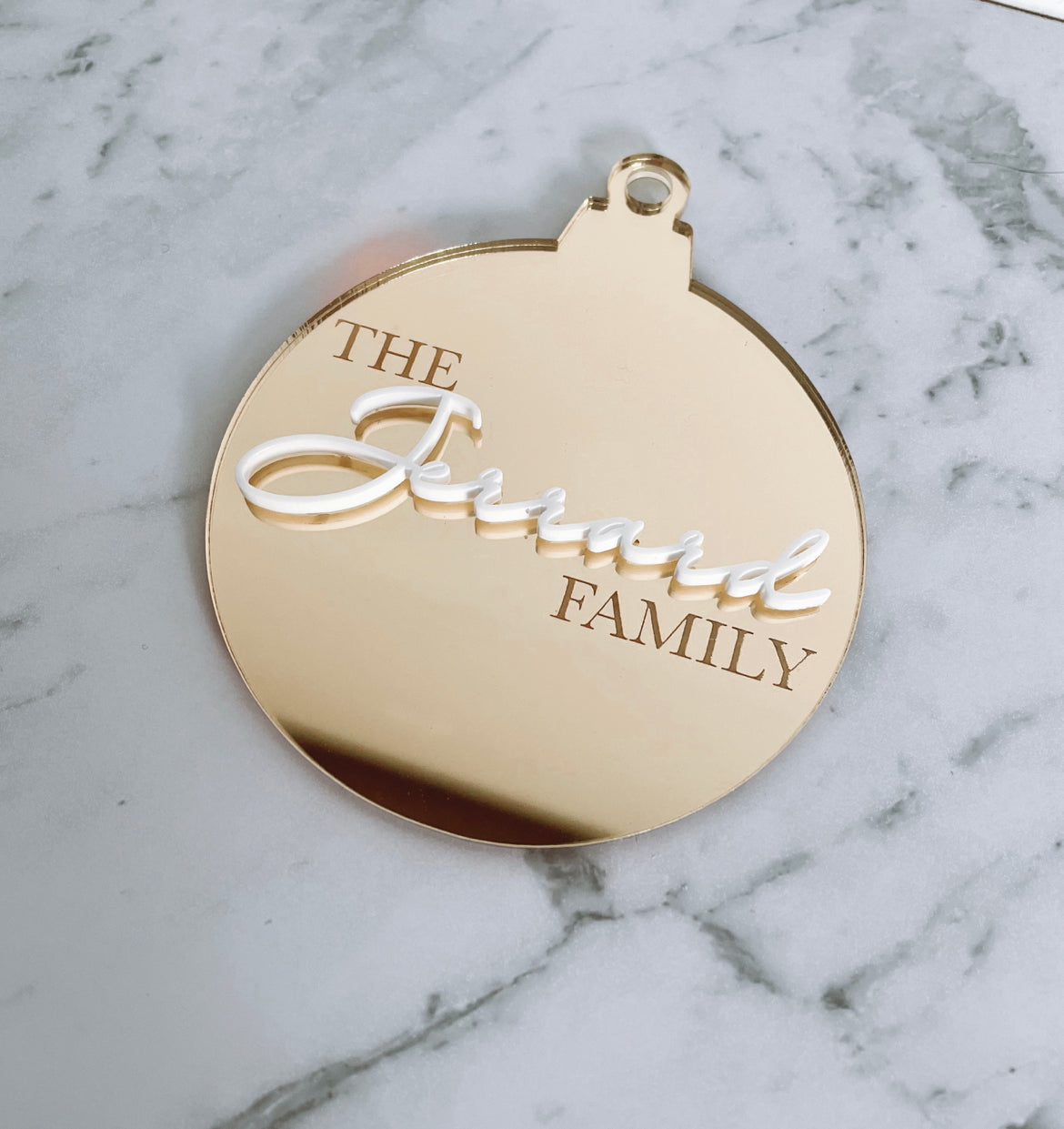 Family name Christmas bauble