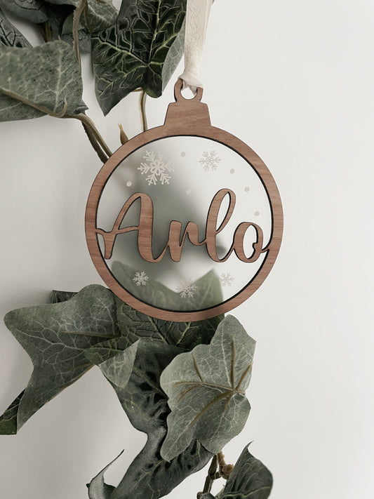 Personalised Christmas bauble